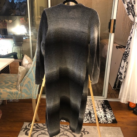Long ombré cardigan sweater - Picture 3 of 3